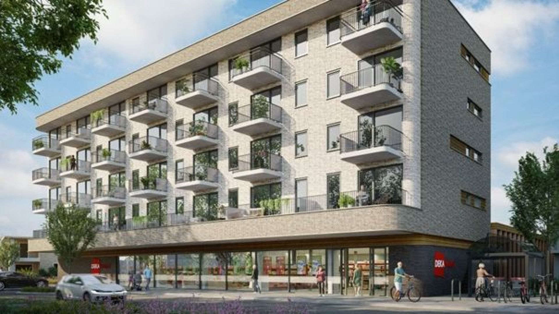 Zo komt het nieuwe appartementencomplex in Winterswijk eruit te zien.