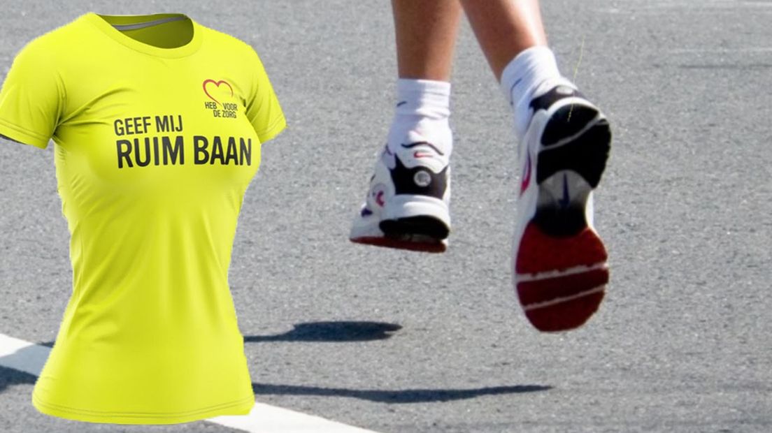 Het door Marrit de Groot bedachte sportshirt