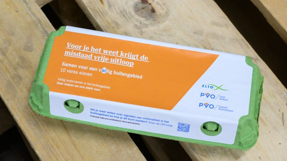 Eierdooscampagne om aandacht te vragen voor ondermijning in het buitengebied