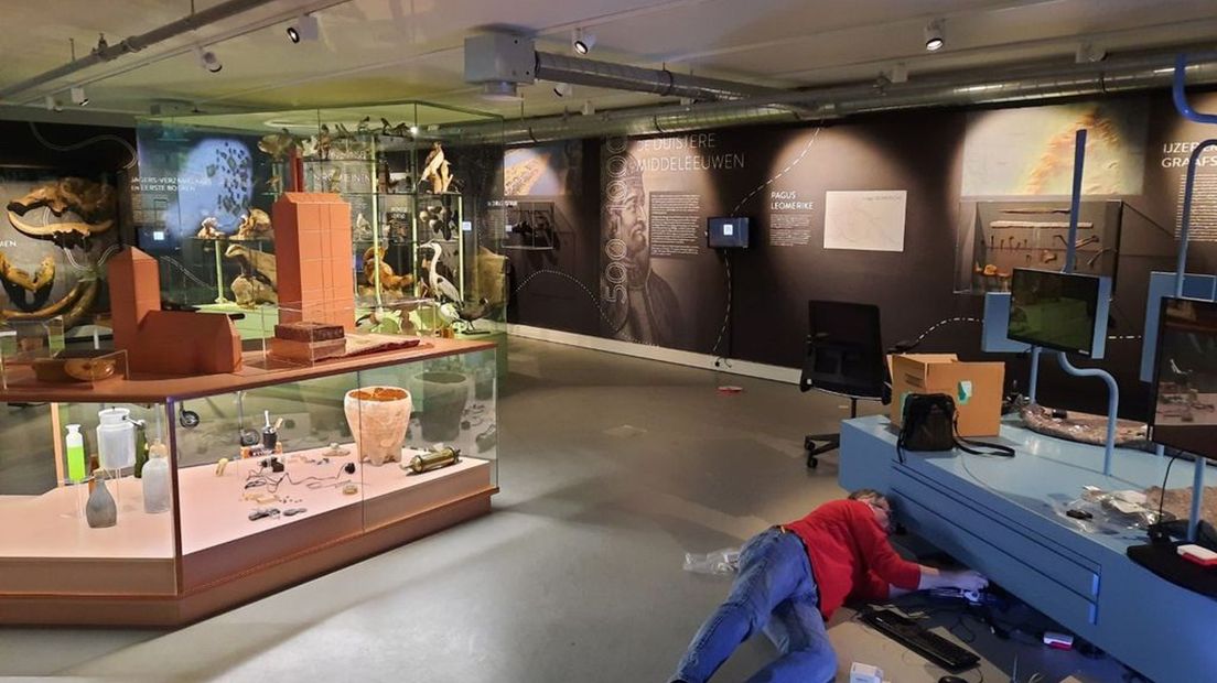 Laatste werkzaamheden in het Liemers Museum