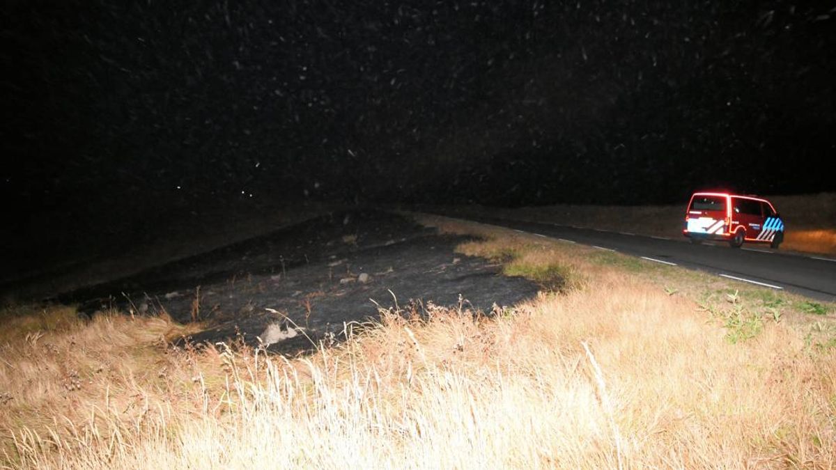 Opnieuw natuurbrand in Westkapelle, vierde in een dag tijd