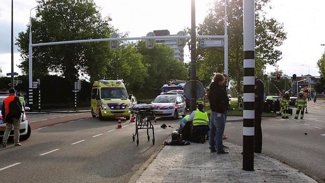Man opgepakt na ongeluk in Zwolle