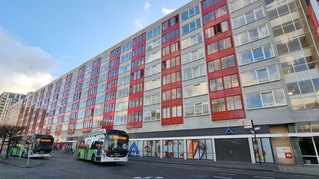 De stationspleinflat in Leiden die plaats moet maken voor nieuwbouw
