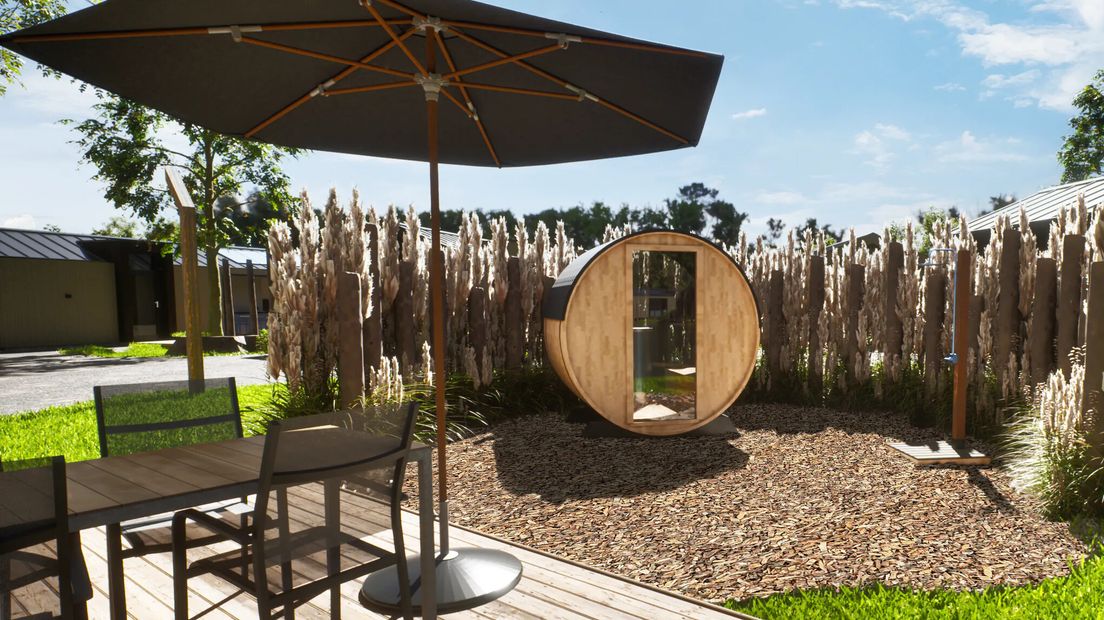 Een 'wellness lodge' voor vier tot zes personen