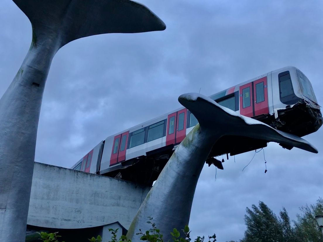 Metro ongeluk Spijkenisse