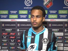 Marvin Young na afloop van FC Utrecht-Sparta