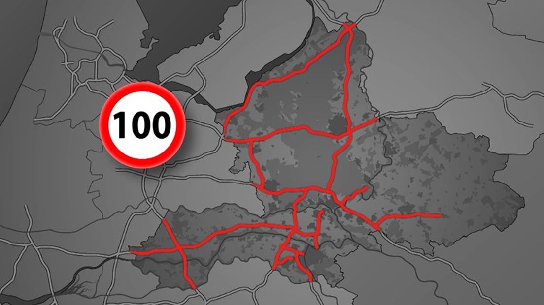 Op deze Gelderse snelwegen overdag straks nog maar 100.