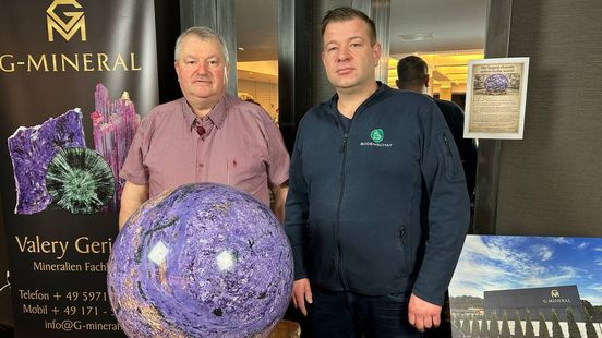 Uitzonderlijk: mineraal die ton waard is te zien in Hengelo Home