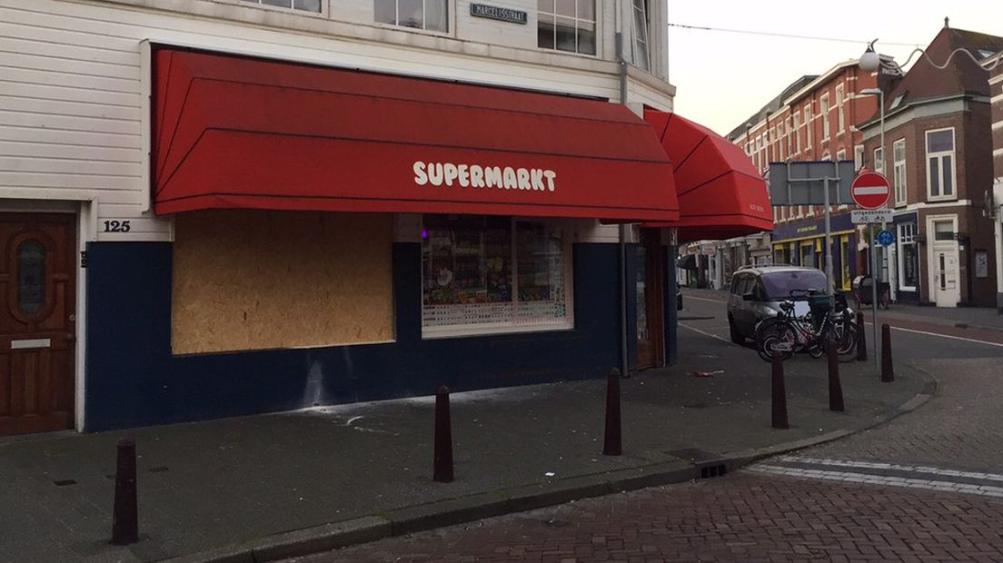 Brand supermarkt Badhuisstraat 