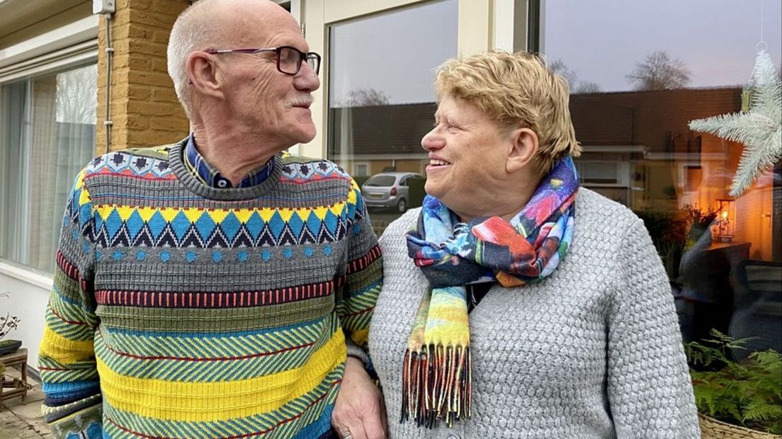 Clary Schakelaar woont samen met haar partner Johan ten Lohuis in haar nieuwe seniorenappartement.