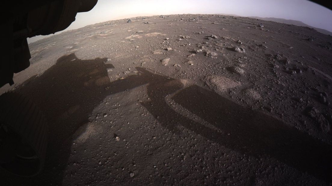 De eerste beelden op Mars vanuit de Perseverance van NASA