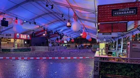 BEELD: Feesttent in Heerlen en Kerkrade ontruimd: stabiliteitsproblemen door sneeuw Home