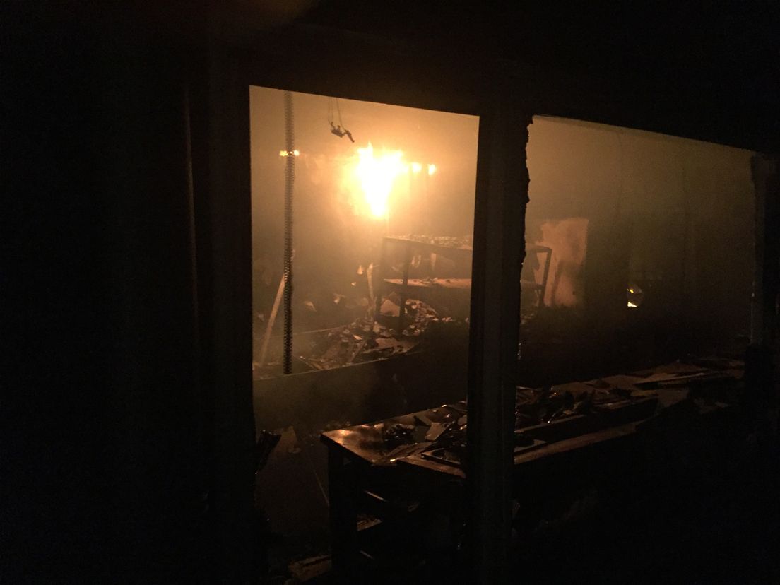 Veel schade bij brand in oude betonfabriek Gorinchem
