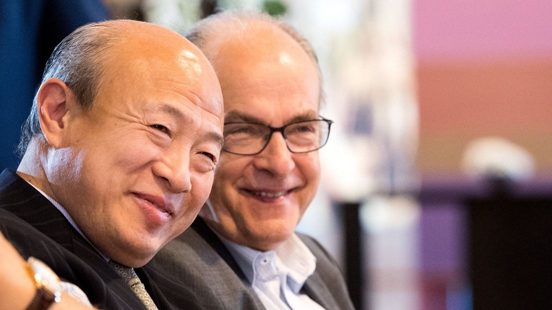 Grootaandeelhouder Wang en Melkert in betere tijden