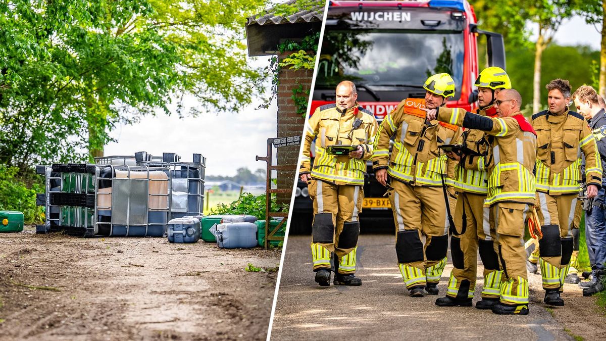 Tientallen jerrycans gedumpt