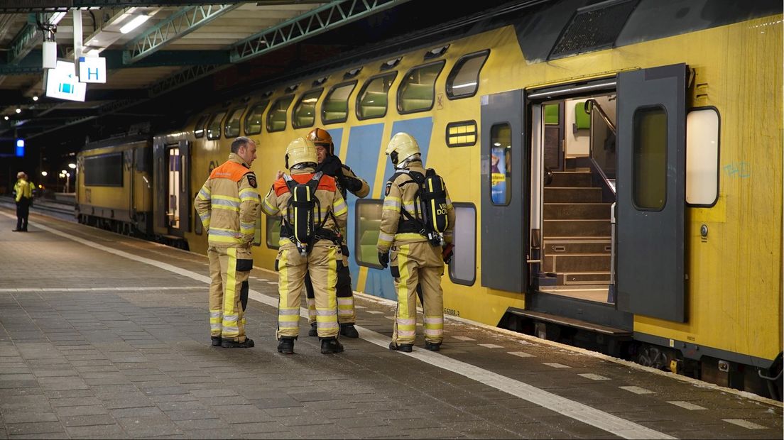 De trein is na een half uur vrijgegeven