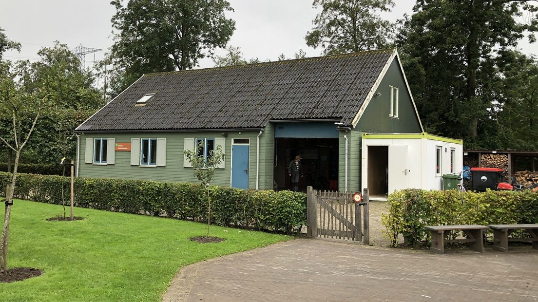 De werkschuur in Peebos