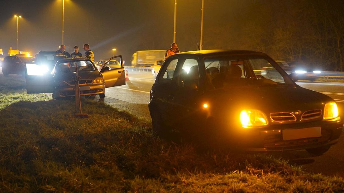 Er waren drie auto's bij betrokken