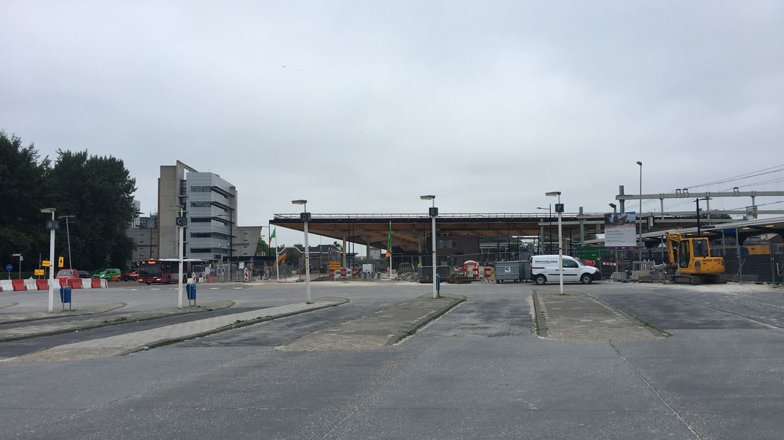 Een leeg station in Assen (Rechten: Marjolein Lauret/RTV Drenthe)