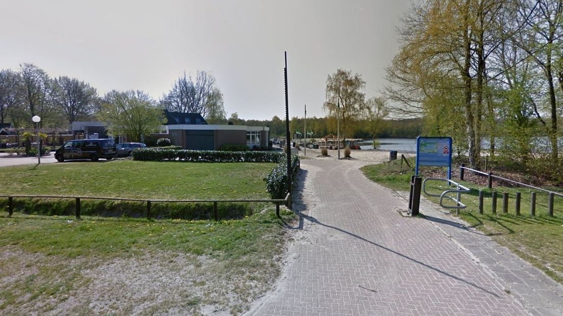 De recreatieplas waar het onderzoek is gedaan (Rechten: Google Streetview)