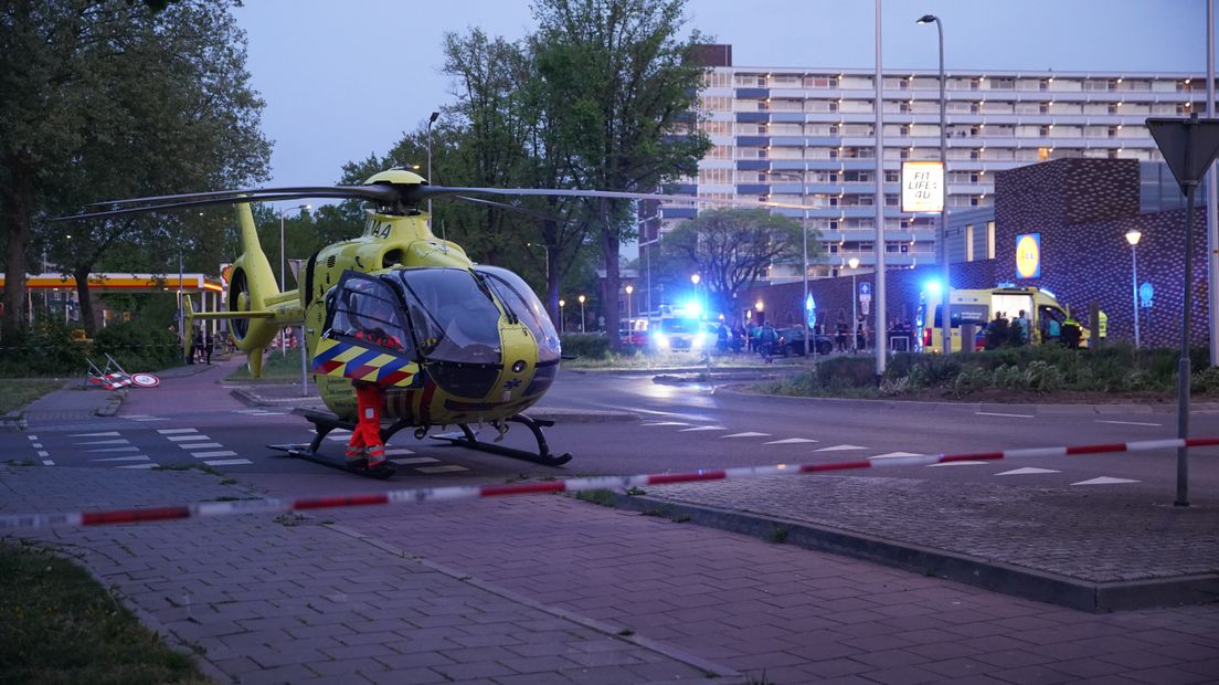 Traumahelikopter landt bij ernstig ongeval in Deventer