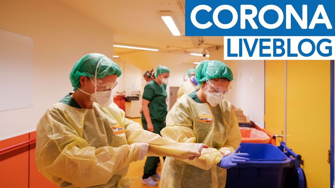 Ziekenhuismedewerkers bereiden zich voor op de behandeling van coronapatiënten