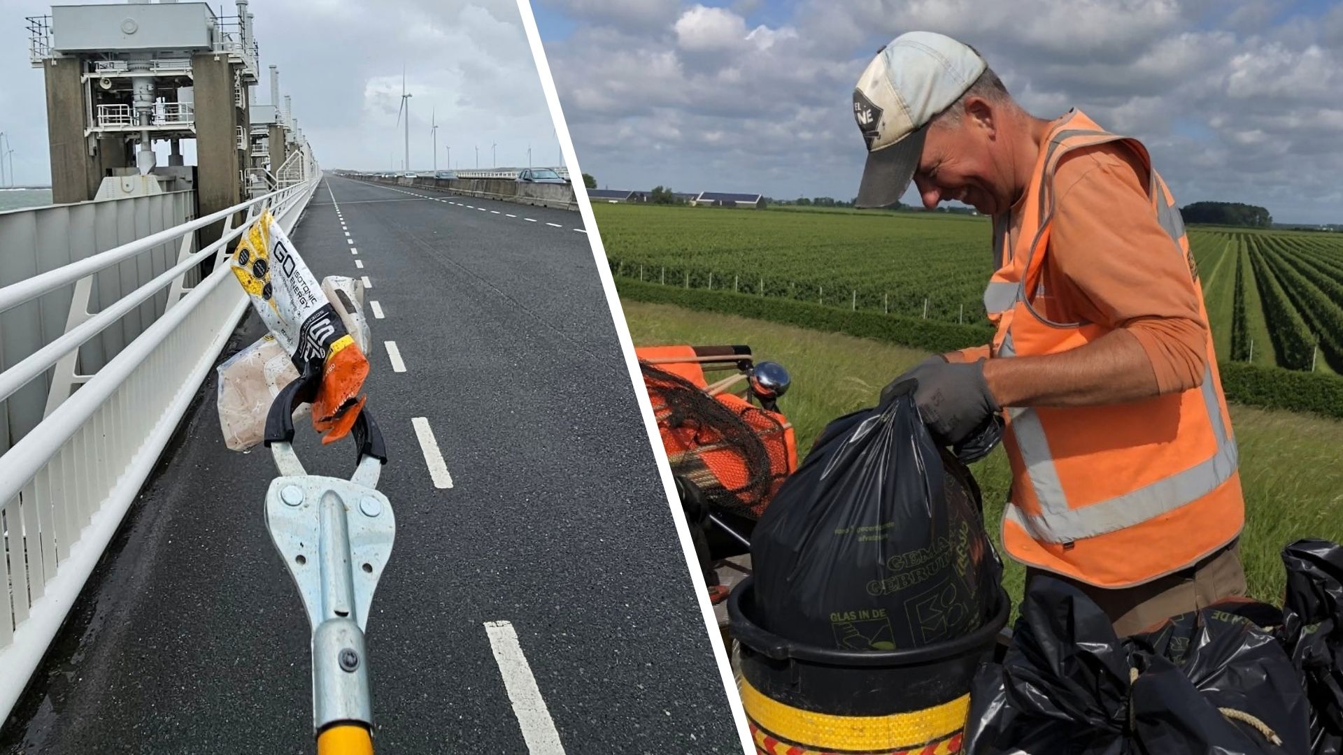 Hij houdt Zeeland na de Kustmarathon schoon