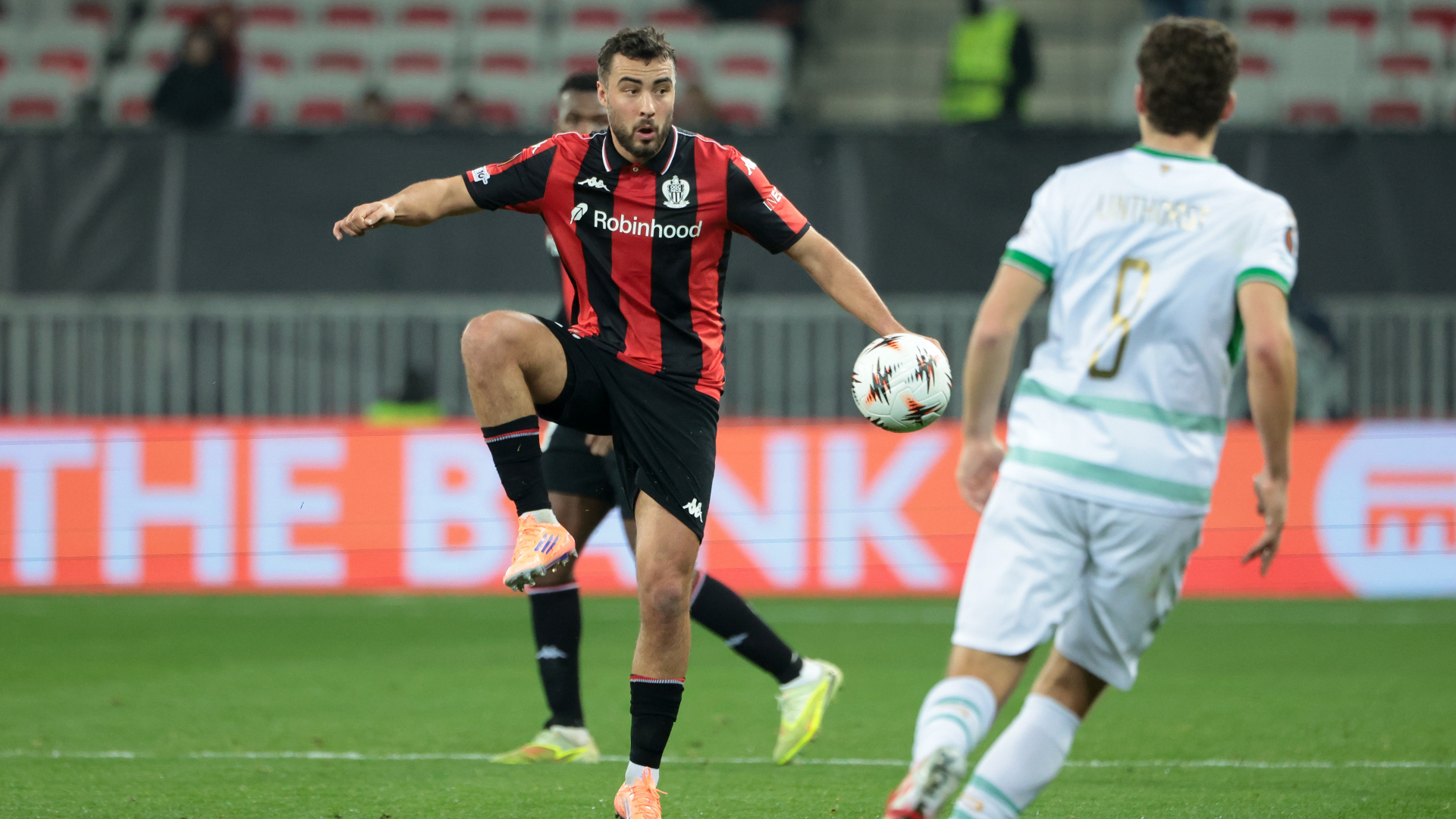 Charles Vanhoutte in actie voor OGC Nice