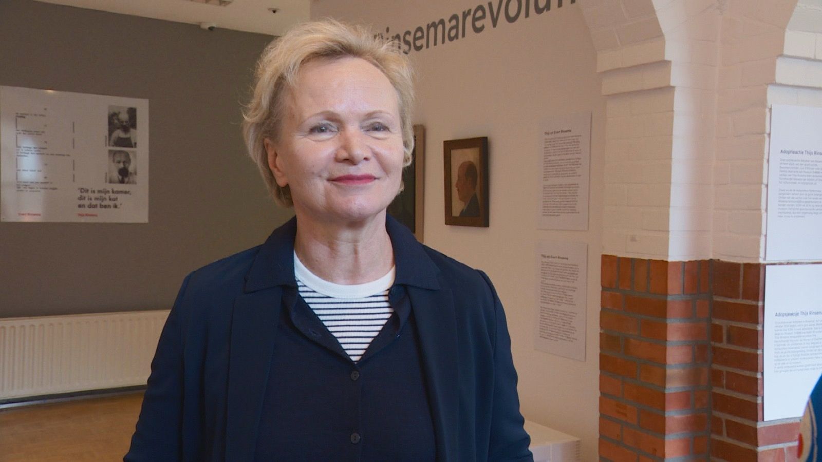 Aktrise Renée Soutendijk yn Museum Dr8888