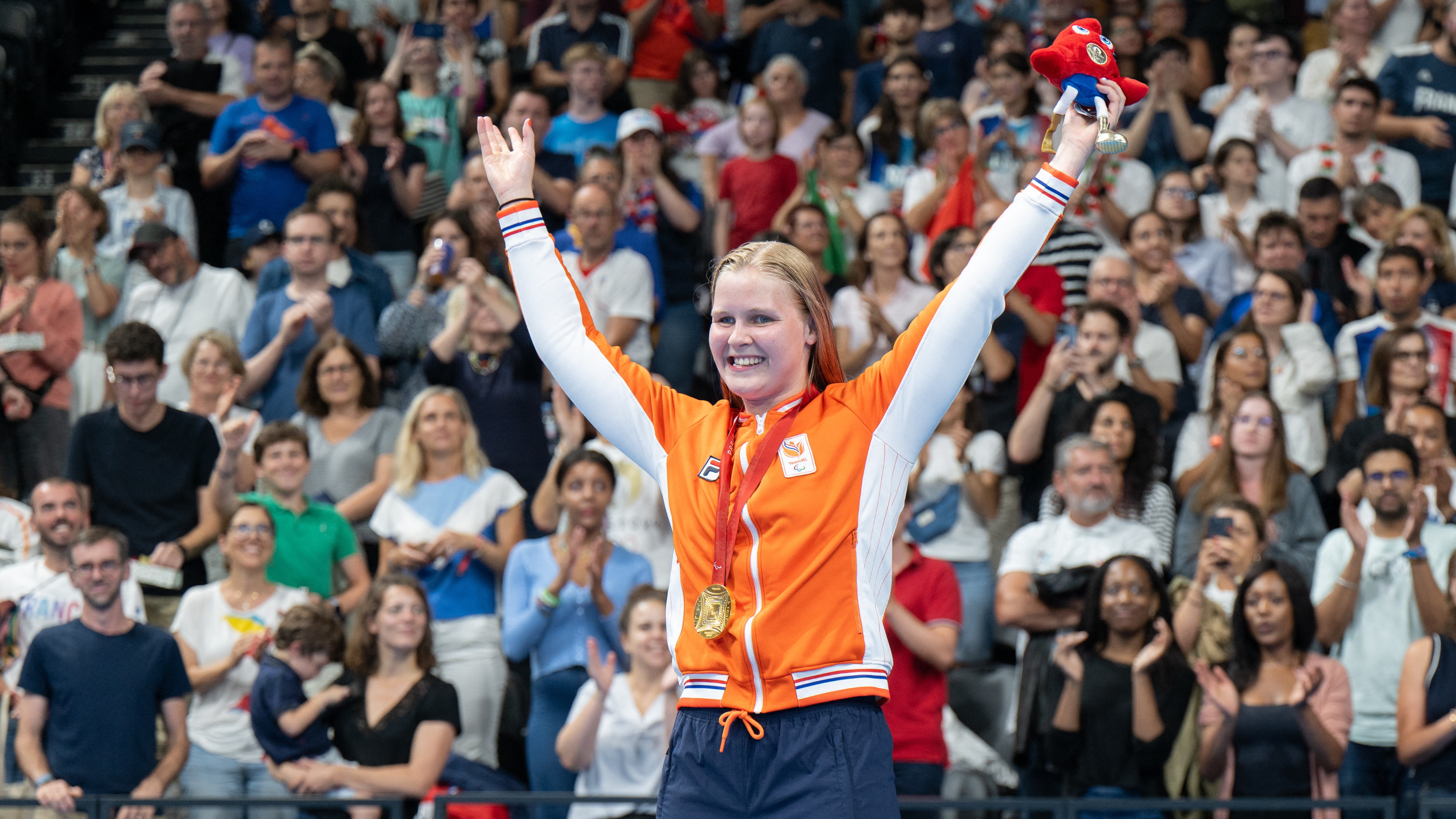 Liesette Bruinsma wûn goud op de Paralympyske Spelen yn Parys ferline jier
