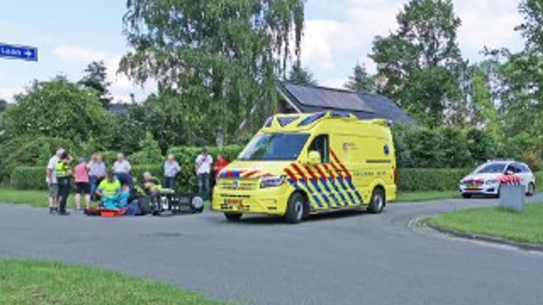 Twee gewonden na scootmobielongeval Valthermond (Rechten:Persbureau Meter)