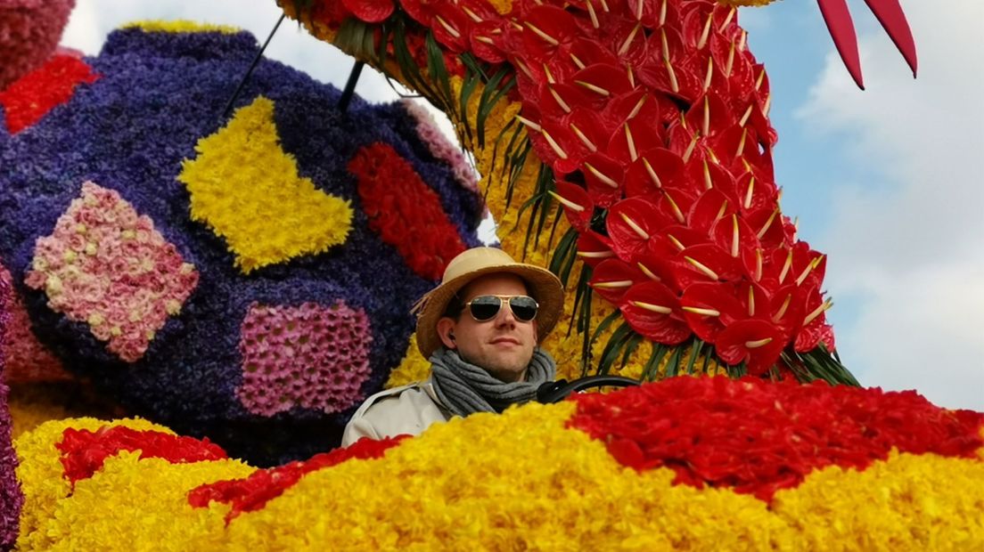 Het bloemencorso trekt door de bollenstreek 