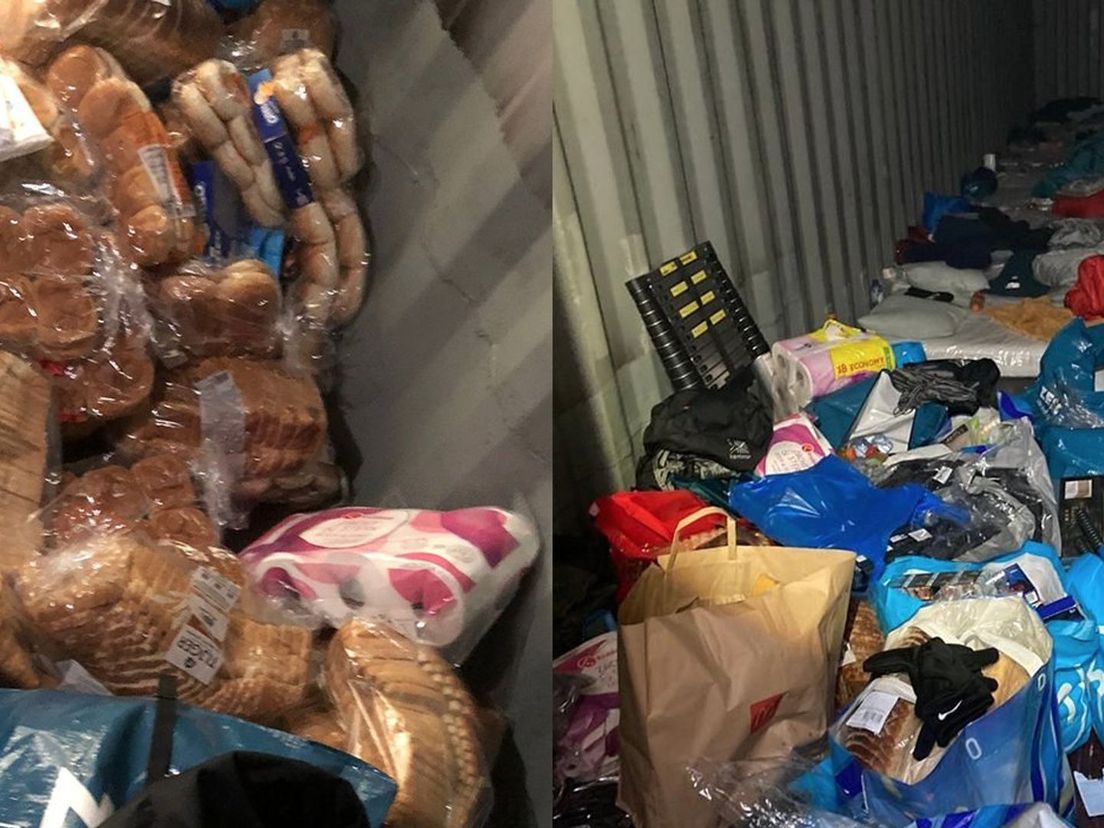 de 'hotelcontainer' waar tien uithalers langdurig in hadden kunnen verblijven.