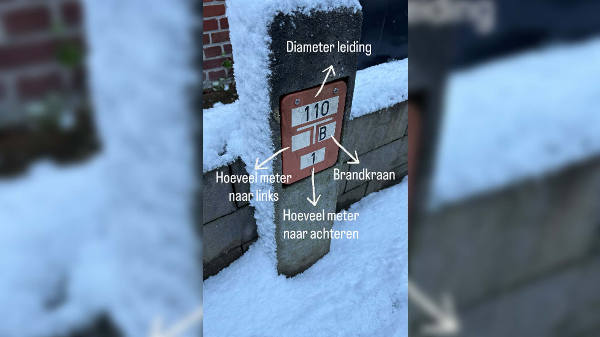 Brandweer roept op: maak putdeksels sneeuwvrij om goed bij brandkranen te komen