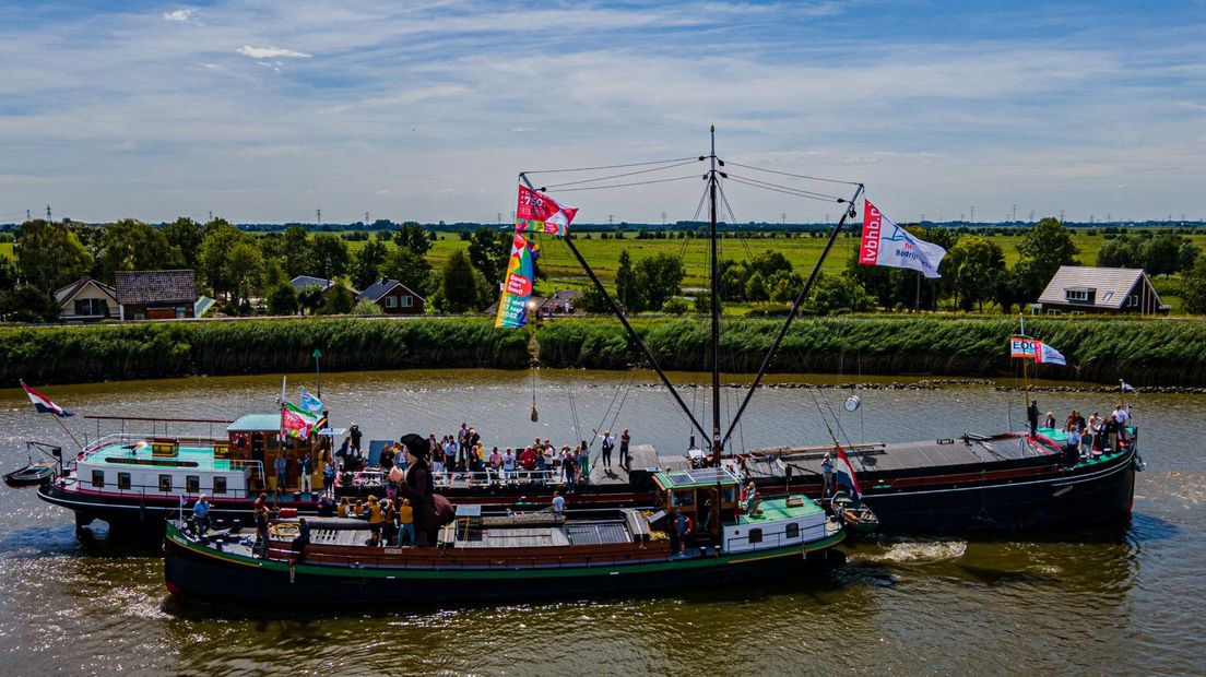 Historische vloot naar Gouda