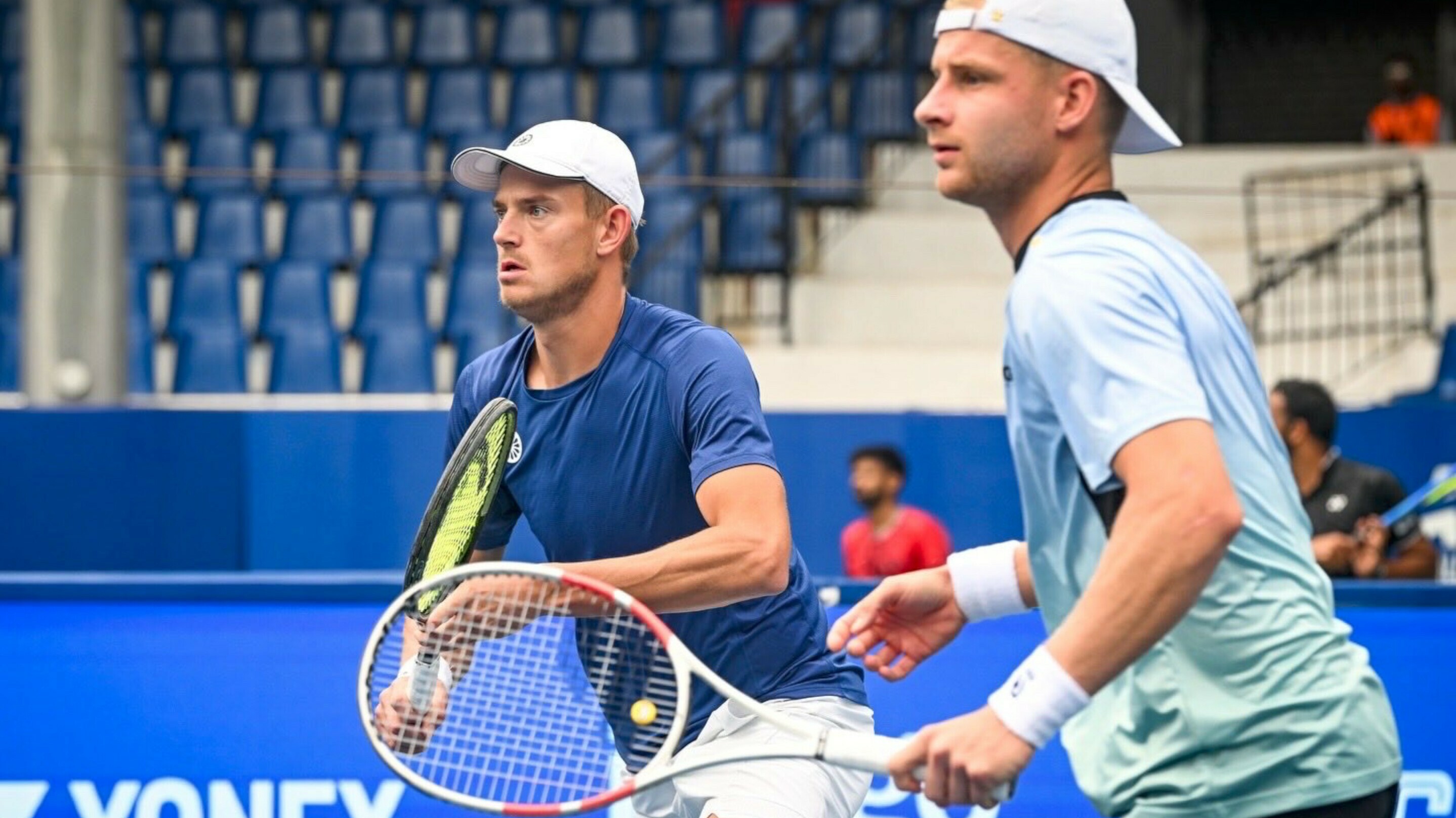 Geen finale voor Houkes en Visker in India