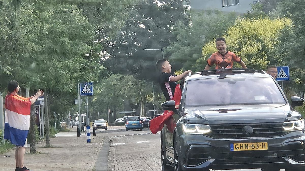 Vreugde en verdriet op enkele honderden meters in Roermond: feest bij Marokkaanse fans