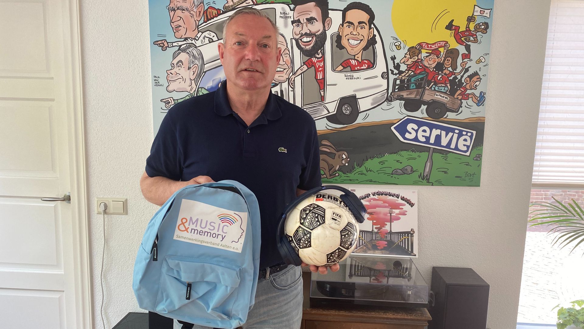Ron Jans brengt programma ‘Voetbal, Muziek & Memory’ naar De Pol in Aalten.