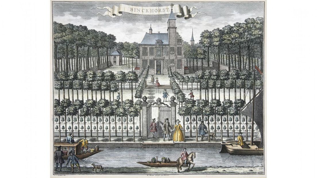 Kasteel de Binckhorst, prent
