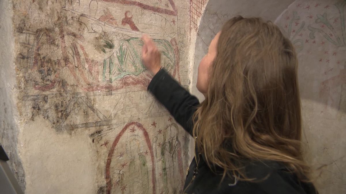 Werkzaamheden in de Magnuskerk in Anloo