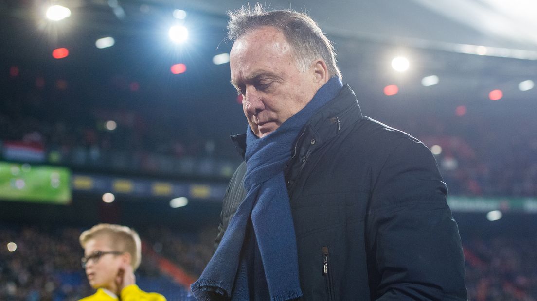 Advocaat na de bekernederlaag in De Kuip