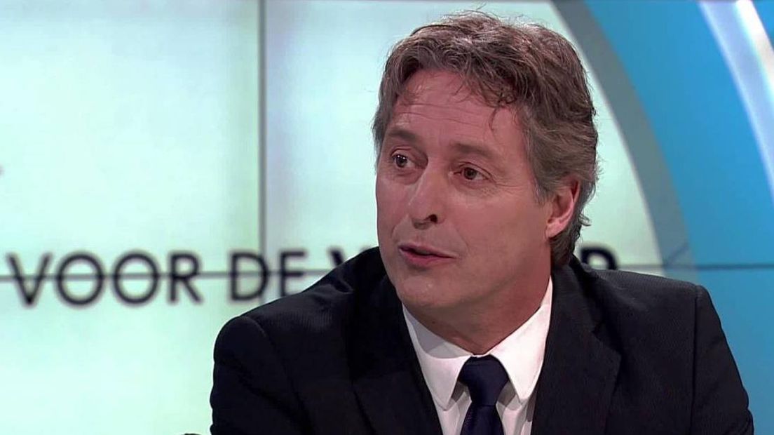 Edgar Mulder (PVV) in zijn tijd als fractievoorzitter in Overijssel