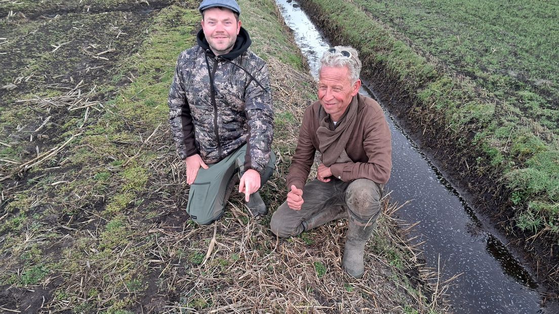 Ewout Schröder en Klaas Stapensea fûnen it earste aai fan Opsterlân