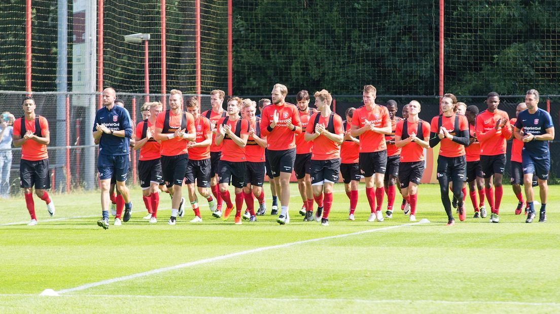 Eerste training van FC Twente
