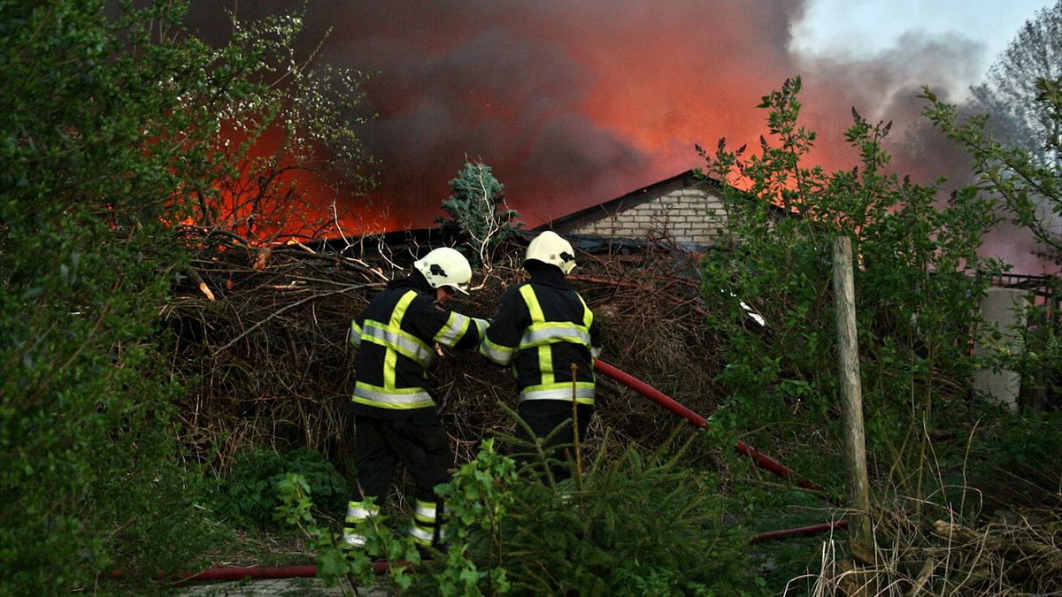 Huis in brand in Bruchterveld