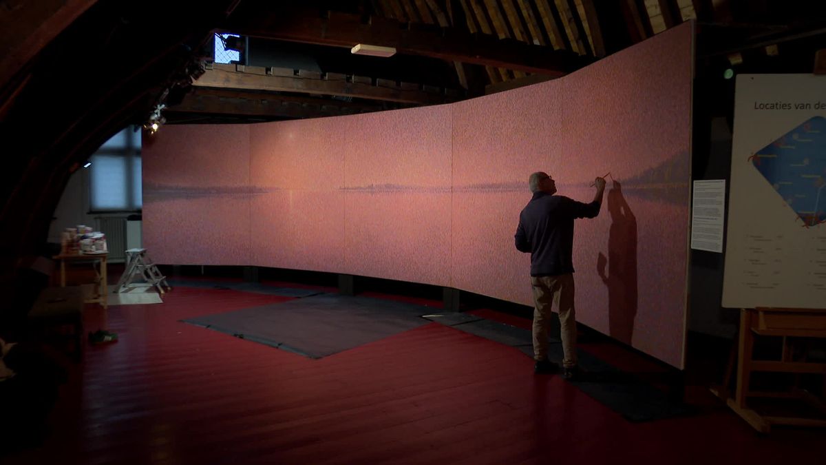 Dumon Tak aan het werk aan het nieuwste deel van Panorama Walcheren