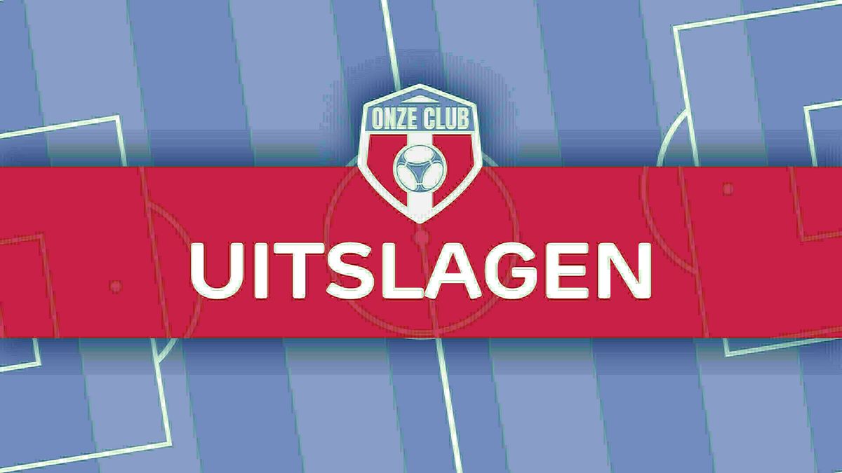 Uitslagen amateurvoetbal zondag 9 november