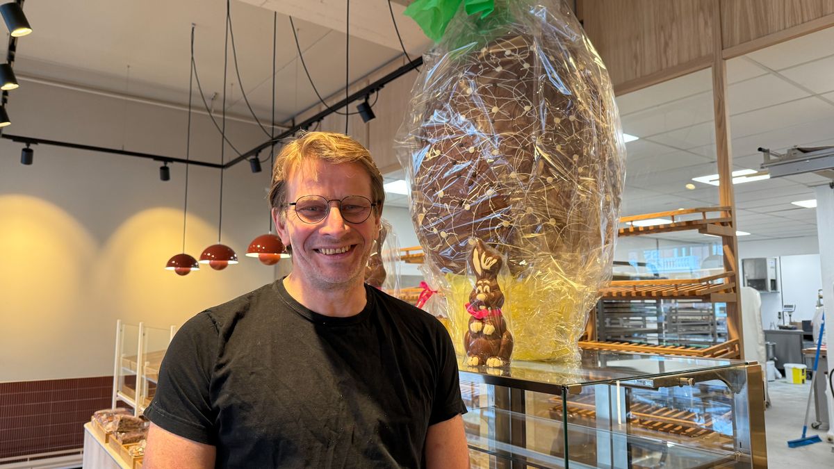 Bakker uit Zeist veilt gigantisch paasei voor het goede doel