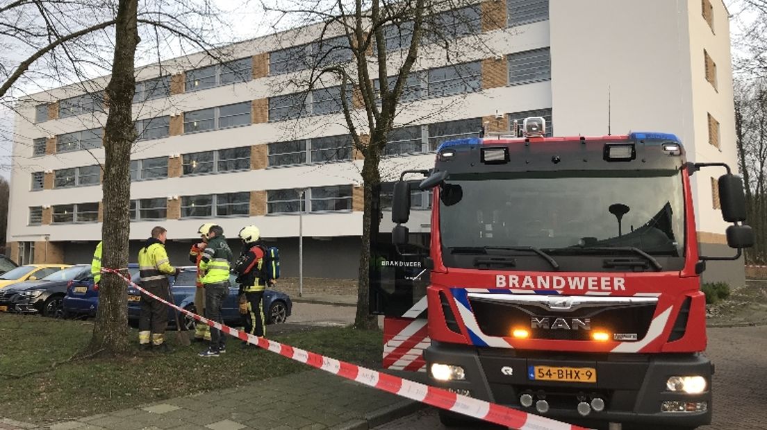 Bewoners van de flat mochten om tien uur weer naar huis (Rechten: RTV Drenthe/Jeroen Kelderman)