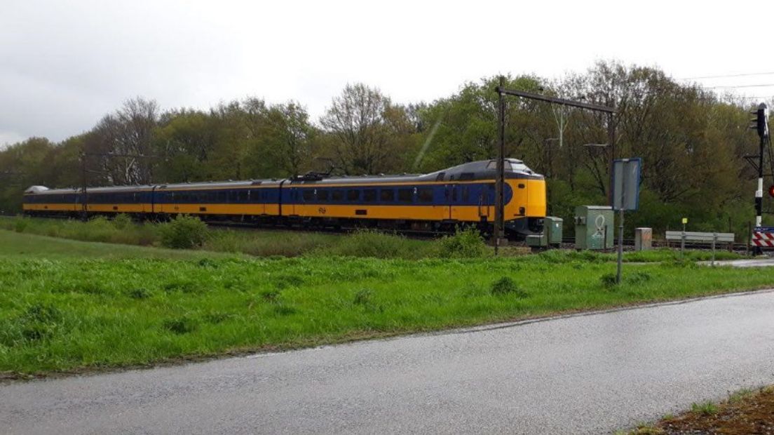 De machinist nam de man mee in de trein ((Rechten: Anneke Dijkstra/RTV Drenthe)